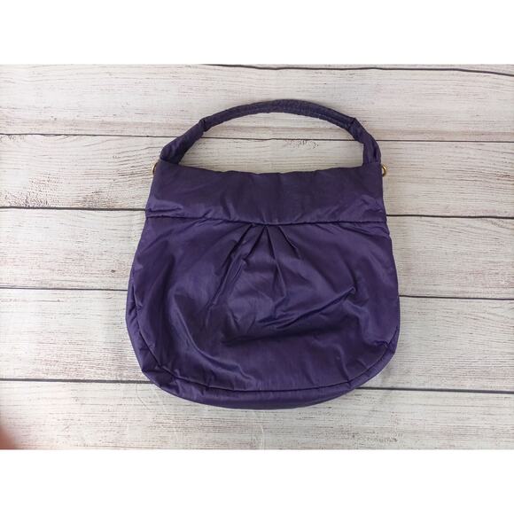 Marc by Marc Jacobs Purple Nylon Sling Hobo Crossbody Bag Workwear w/ Strap - Picture 4 of 7